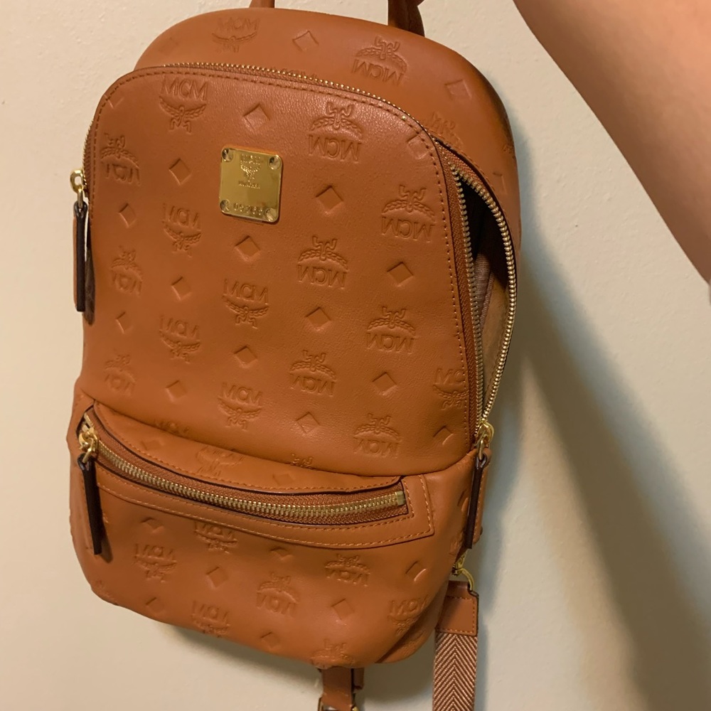 MCM | Roasted Pecan 12'' Aren Backpack for man and woman